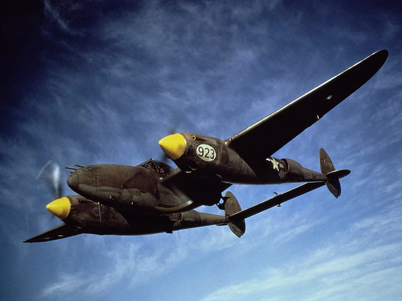Untitled , lockheed p38 j 1943, vehicles aviation, aeroplane, HD wallpaper