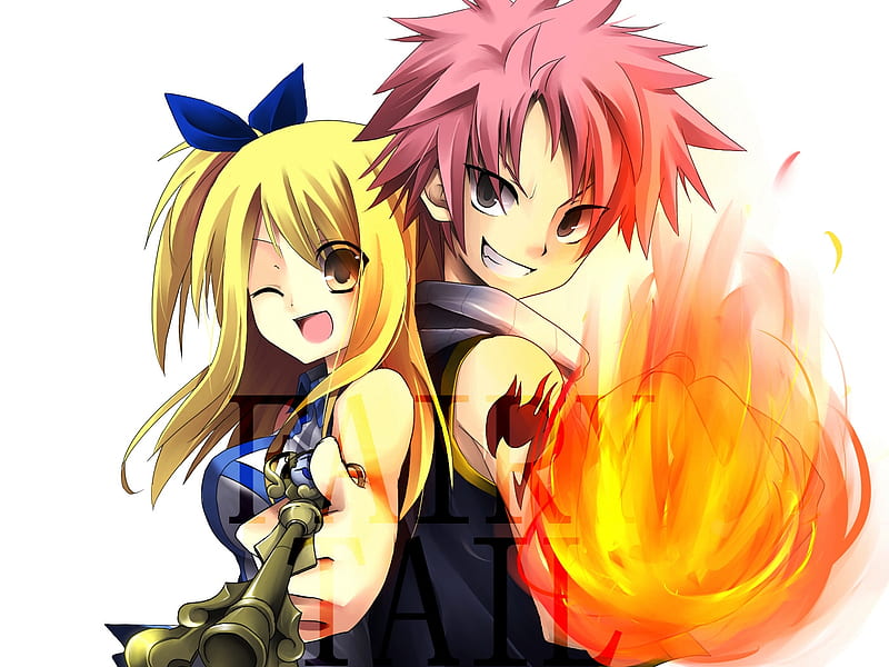 Fairy Tail, Anime, Manga, Natsu Dragneel, Fire, Dragon, Mage, Father And  Son, HD wallpaper