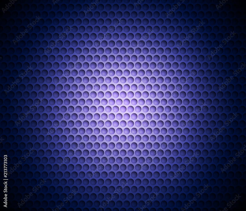 Blue abstract background with metal background. Grid of round cells. Background with 3D effect for background, , covers and your design Stock Vector, Metallic Abstract, HD wallpaper