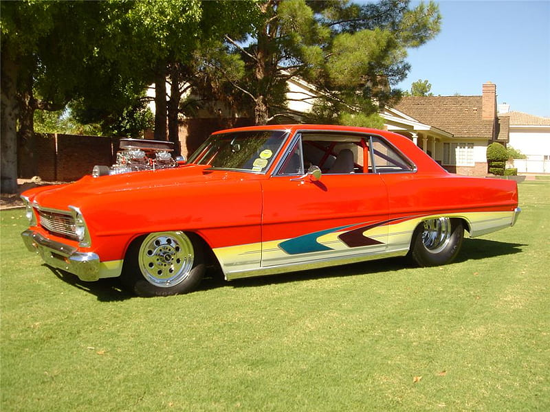Download 1966 Chevrolet Nova Drag Car, FiveM Ready