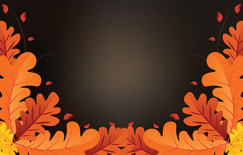 Autumn background with leaves golden yellow. fall concept, For , postcards, greeting cards, website pages, banners, online sales. Vector illustration 8128905 Vector Art at Vecteezy, HD wallpaper