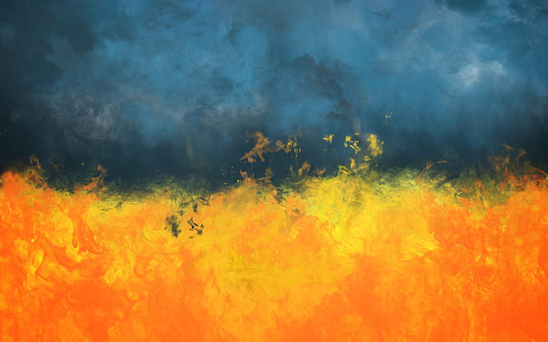 Smoke Fire Painting Abstract, abstract, painting, digital-art, HD wallpaper  | Peakpx