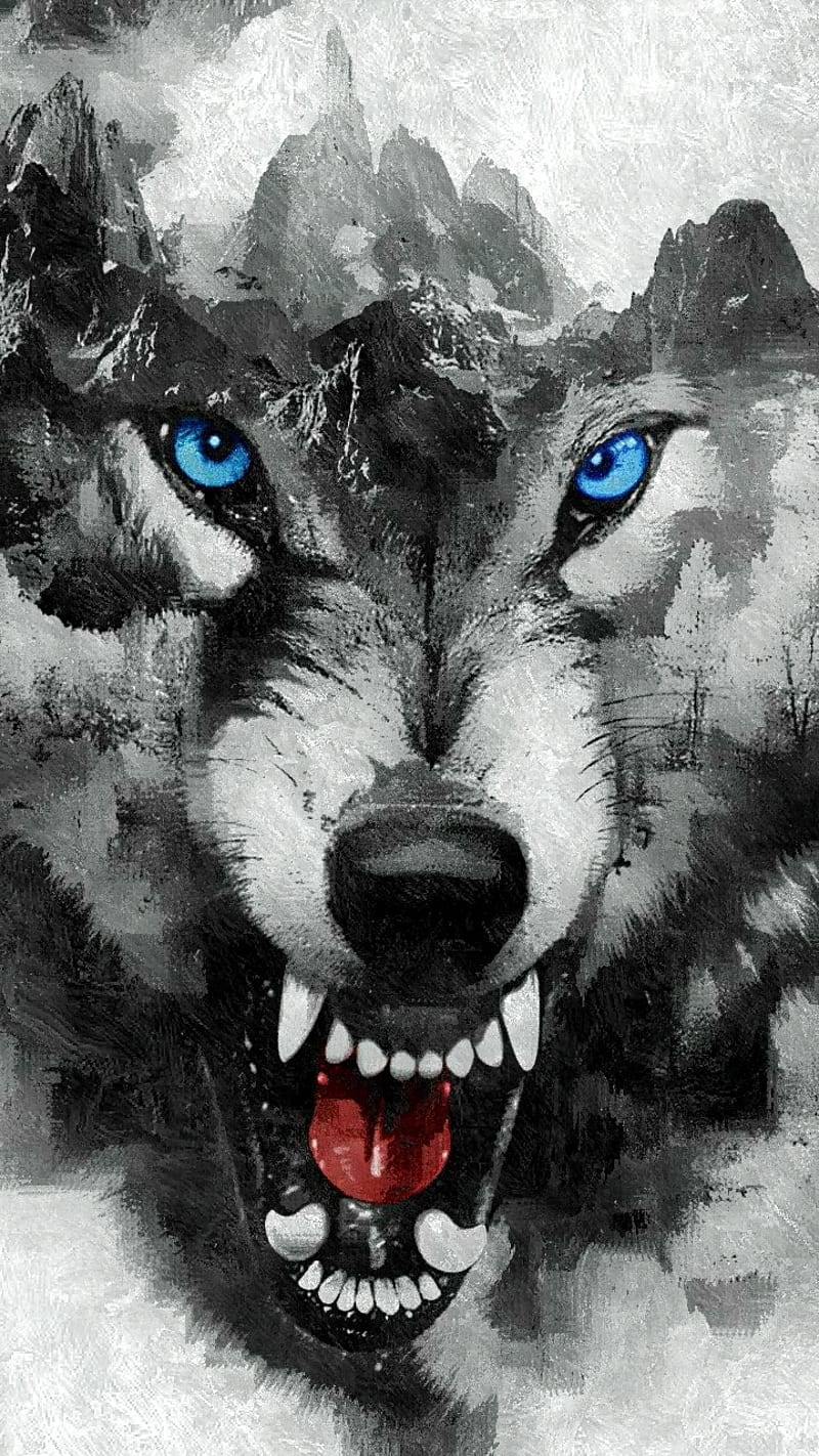 Wolf, super, white, wolves, HD phone wallpaper