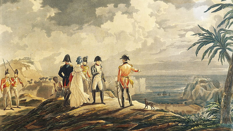 Napoleon exiled to Elba - Apr 11, 1814. Napoleon, Today in history, Napoléon bonaparte, Napoleon Painting, HD wallpaper