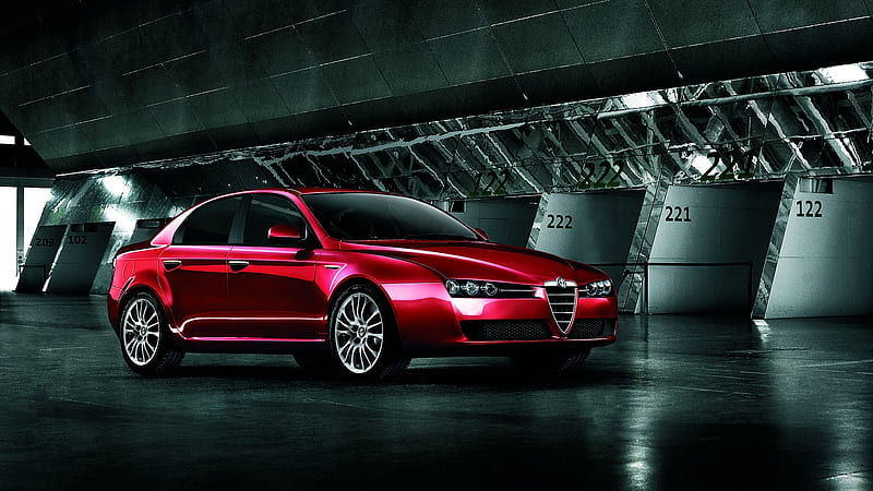 2009 Alfa Romeo 159, Red, Alfa Romeo, Car, Luxury, 159, HD wallpaper