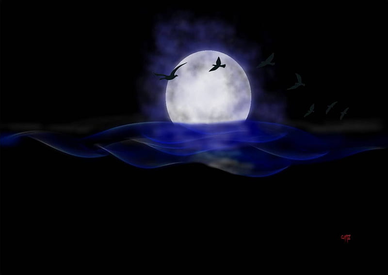 Luna plena, pasion, moon, plena, color, vista, HD wallpaper Luna plena, pasion, moon, plena, color, vista, HD wallpaper