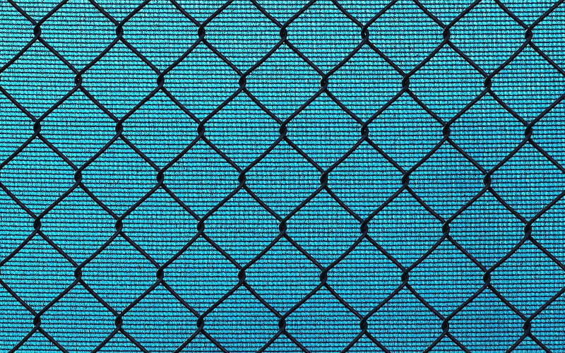 Texture, fence, black, skin, blue, HD wallpaper