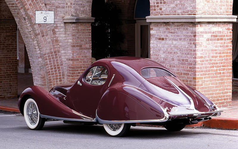 1937 Talbot-Lago Type 150 CS, Coupe, Inline 6, car, HD wallpaper