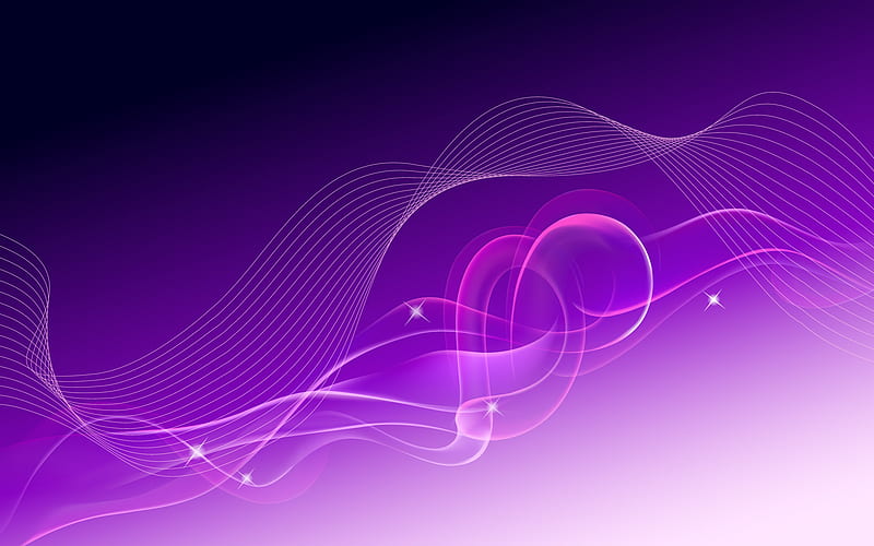 Abstract Purple Wavy and Knoty Dream, colors in motion, curves, abstract, sparkles, purple, knot, texture, wavy lines, dream, HD wallpaper