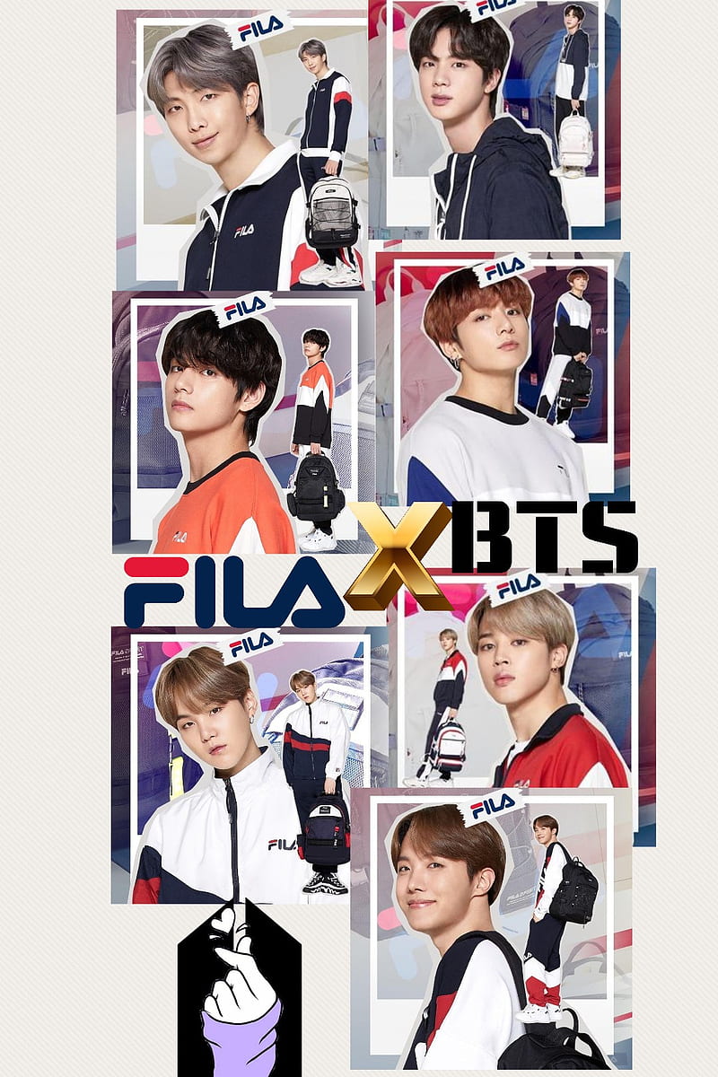 Bts X Fila J Hope Jimin Suga Rm Jungkook Jin Hd Mobile Wallpaper Peakpx