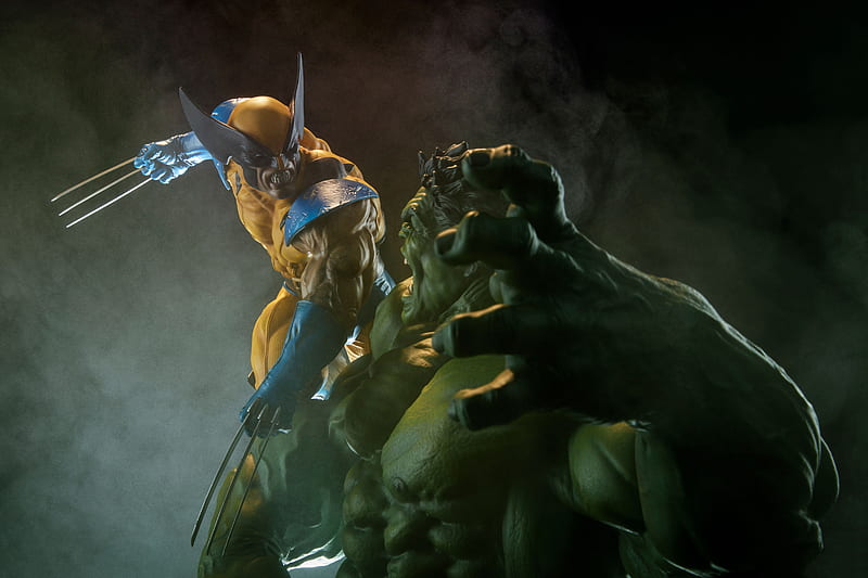 Wolverine And Hulk, wolverine, hulk, superheroes, HD wallpaper