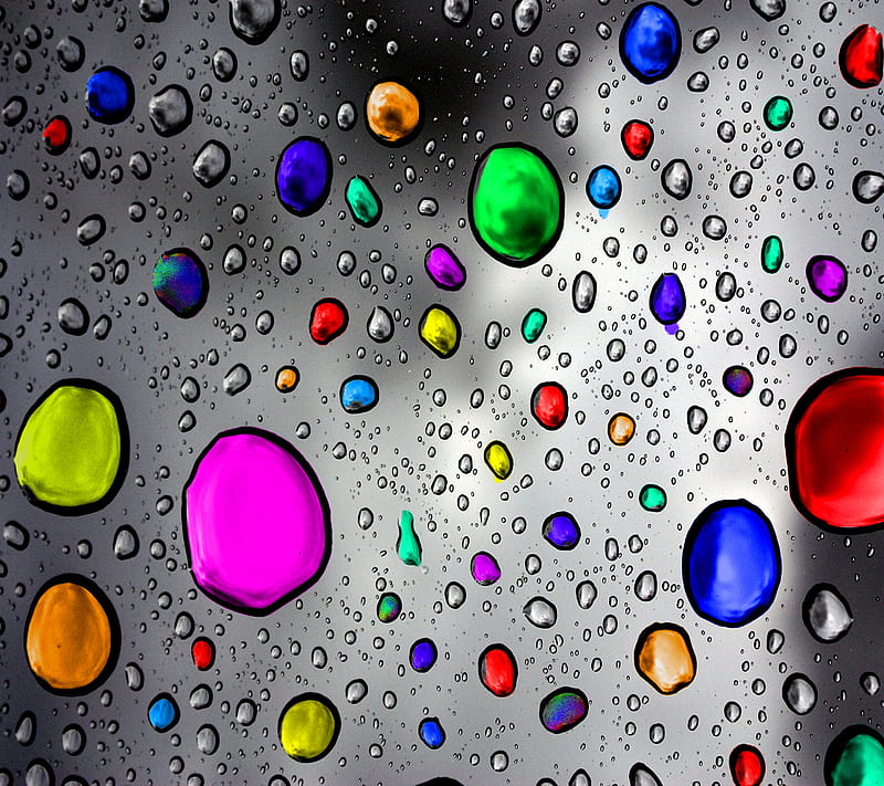 Rain Drop, color, colour, water, HD wallpaper