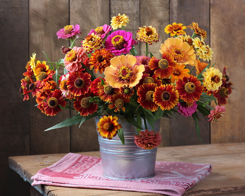 Bouquet of flowers, Flowers, Autumn, Colorful, Bouquet, HD wallpaper