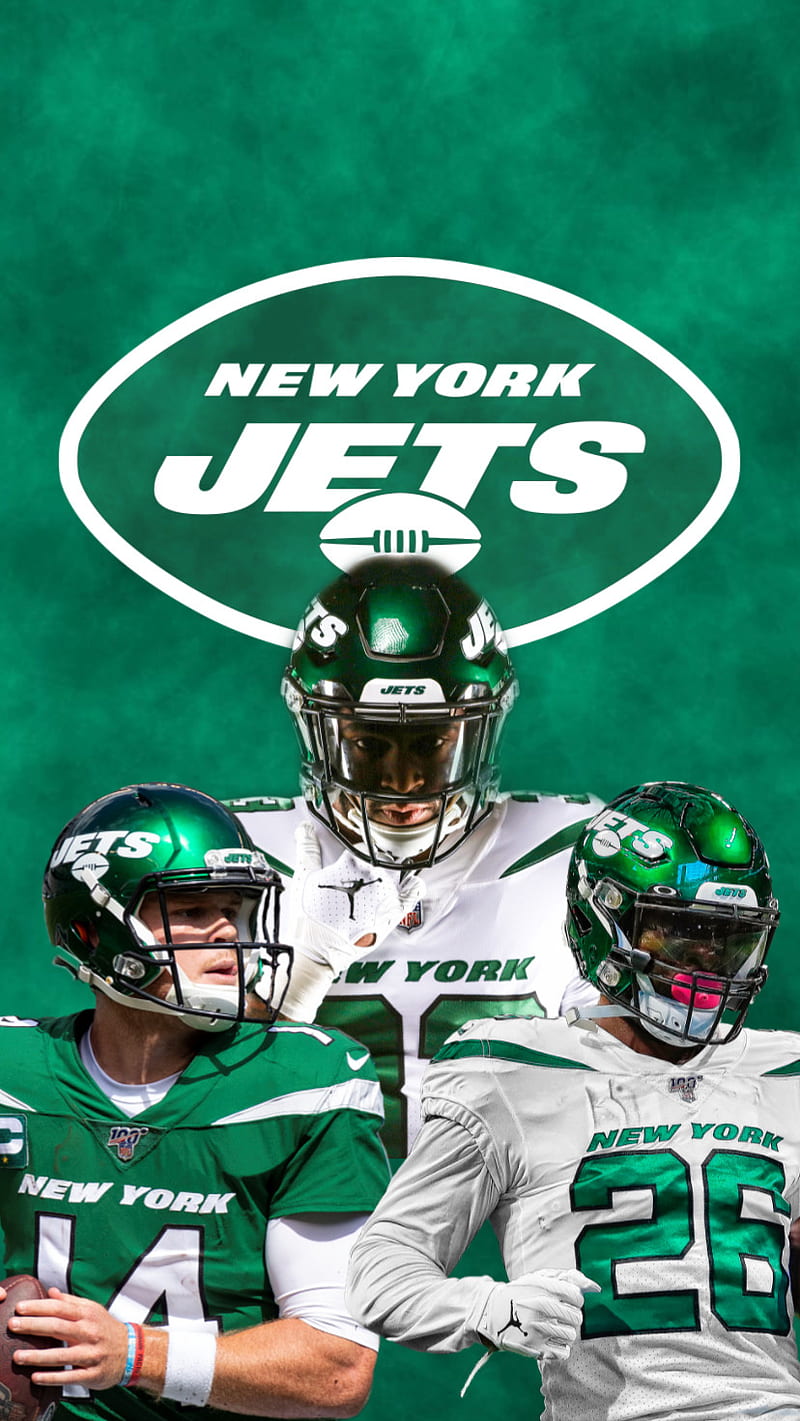 2020 New York Jets, football, jamal adams, new york, new york jets, nfl, sam darnold, HD phone wallpaper