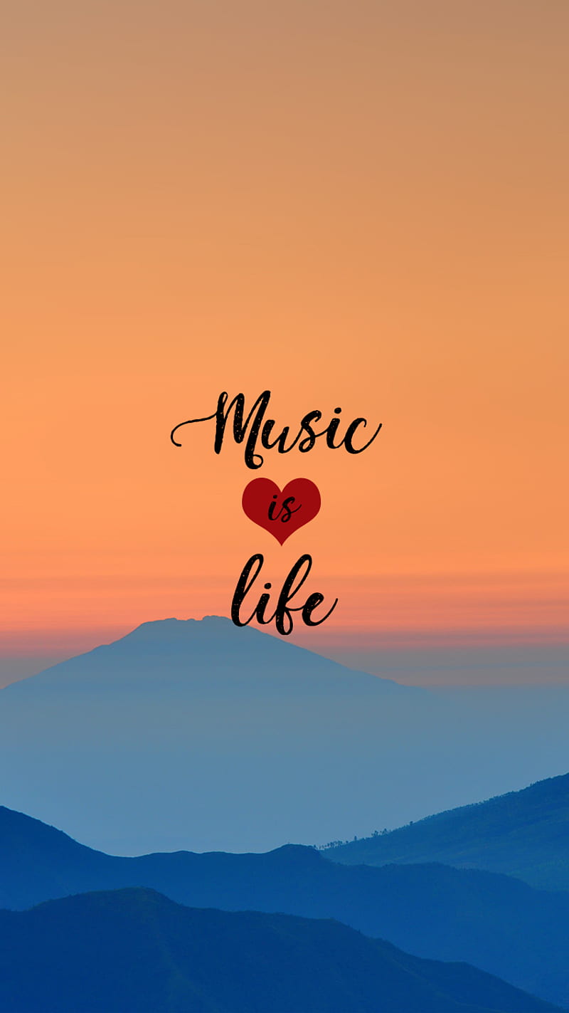 Music IS Life, heart, life, music, HD phone wallpaper