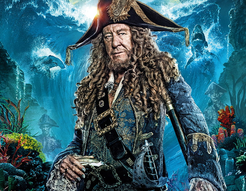 Geoffrey Rush In Pirates Of The Caribbean Dead Men Tell No Tales Movie, pirates-of-the-caribbean-dead-men-tell-no-tales, 2017-movies, HD wallpaper