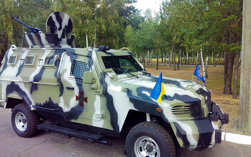 kraz kuguar, armored car, apu, kraz cougar, army of ukraine, HD wallpaper