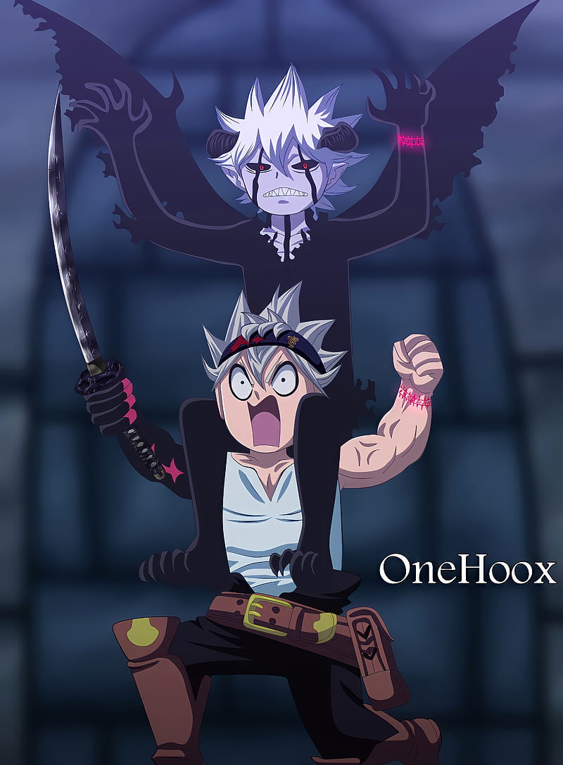 Dark Dark Background Liebe Black Clover Asta Hd Wallpaper