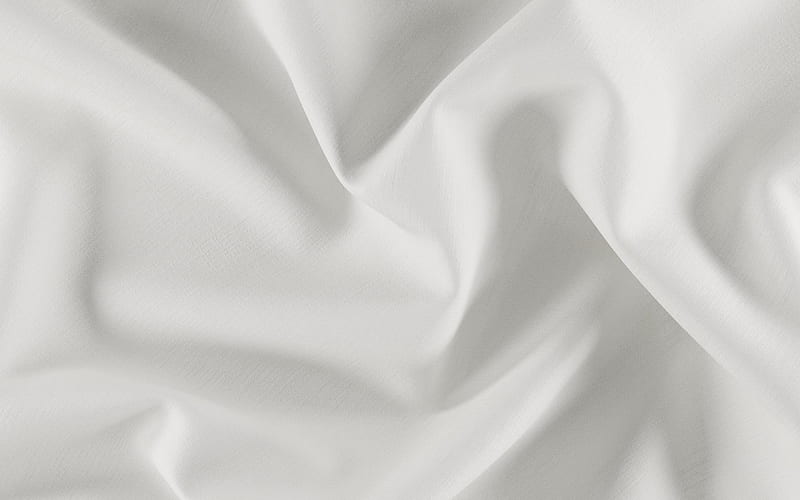 white silk texture, white fabric texture, silk wave fabric background, silk texture, HD wallpaper