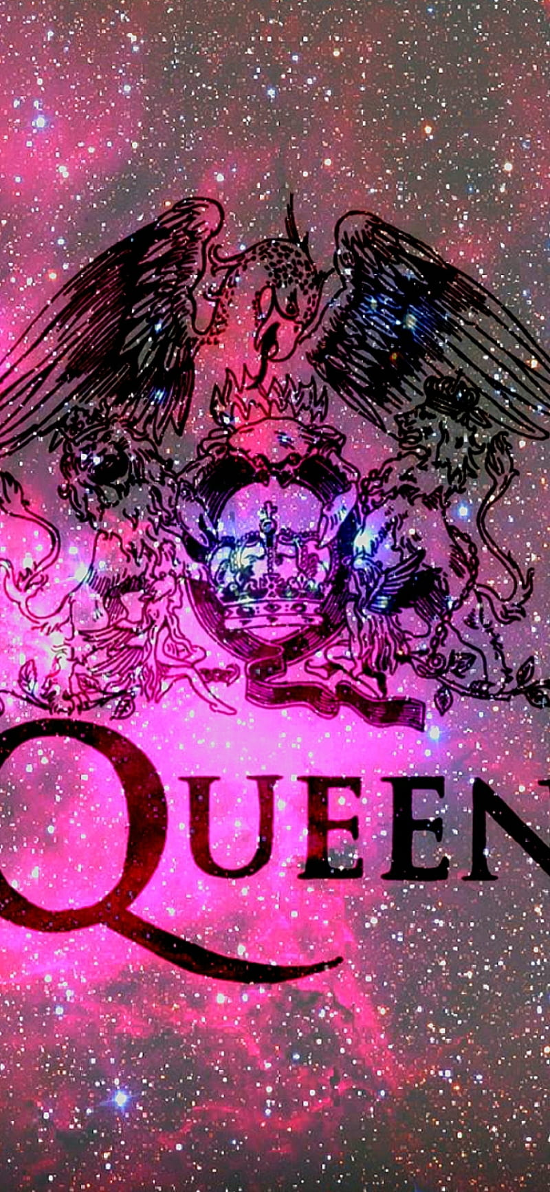 Freddie Mercury Queen, magenta, pink, Brian May, Freddie Mercury, Roger Taylor, HD phone wallpaper