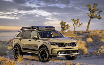 Kia Sorento Zion Edition offroad, 2021 cars, MQ4, SUVs, 2021 Kia Sorento, korean cars, Kia, HD wallpaper