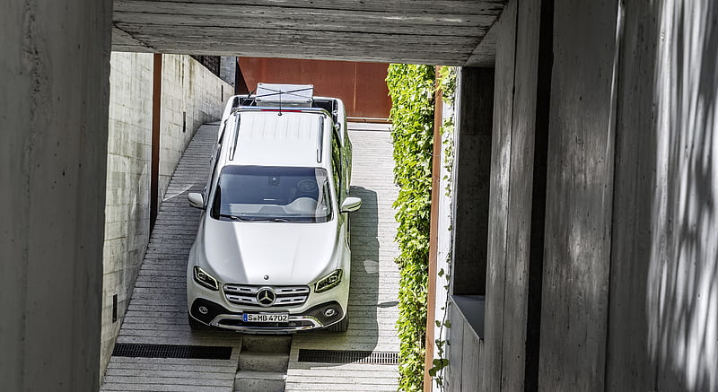 2018 Mercedes-Benz X-Class Pickup Line POWER (Color: Bering White Metallic) - Top , car, HD wallpaper