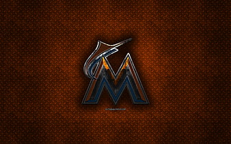 Download wallpapers Miami Marlins, MLB, 4K, East division, blue orange  abstraction, logo, material design, baseball, Miami, Florida, USA, Major  League Baseball for desktop with resolution 3840x2400. High Quality HD  pictures wallpapers