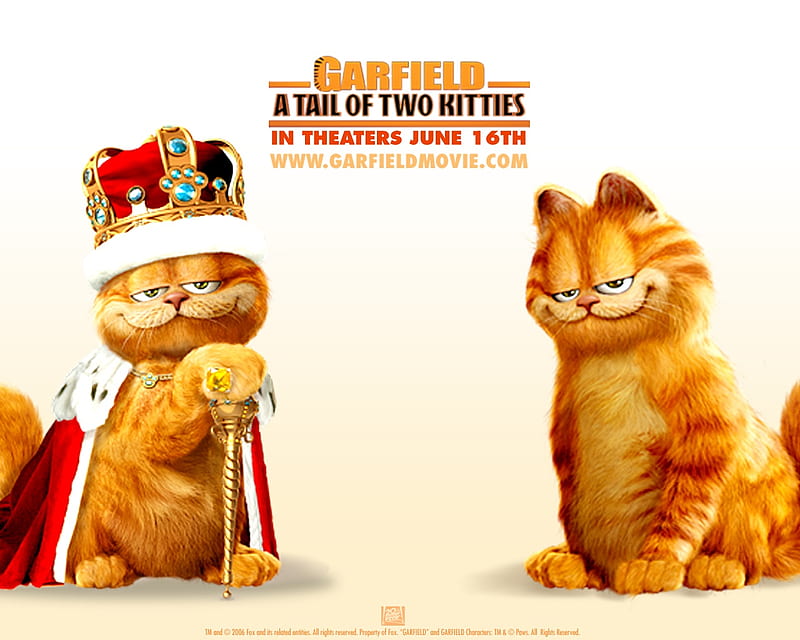 Garfield 2, comedy, garfield, cat, movie, HD wallpaper