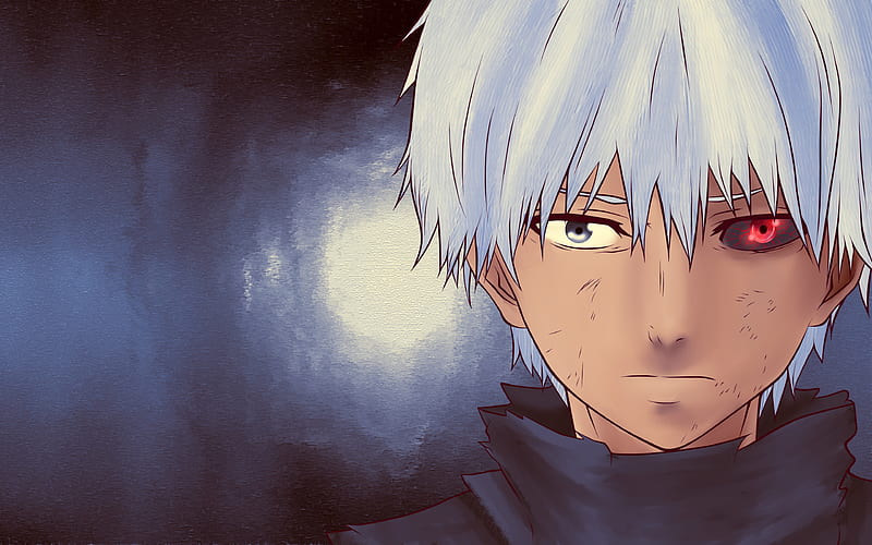 Ken Kaneki, artwork, Tokyo Ghoul characters, manga, protagonist, Tokyo Ghoul,  HD wallpaper