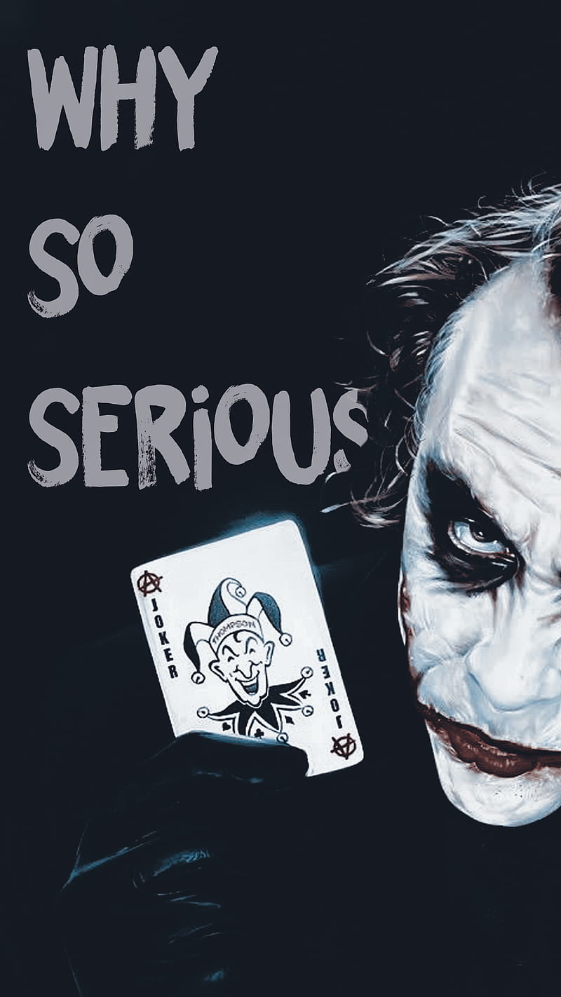 Joker, 2018, new, why so serious, HD phone wallpaper