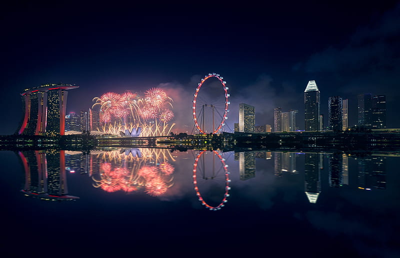 Singapore Firecrackers graphy, HD wallpaper