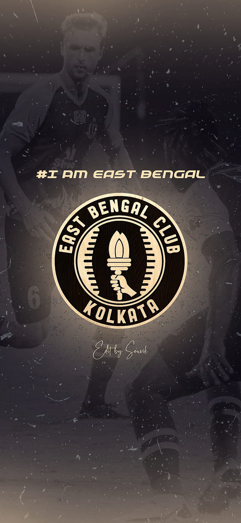 I Am East Bengal, east bengal, football , indian football, logo, HD phone wallpaper