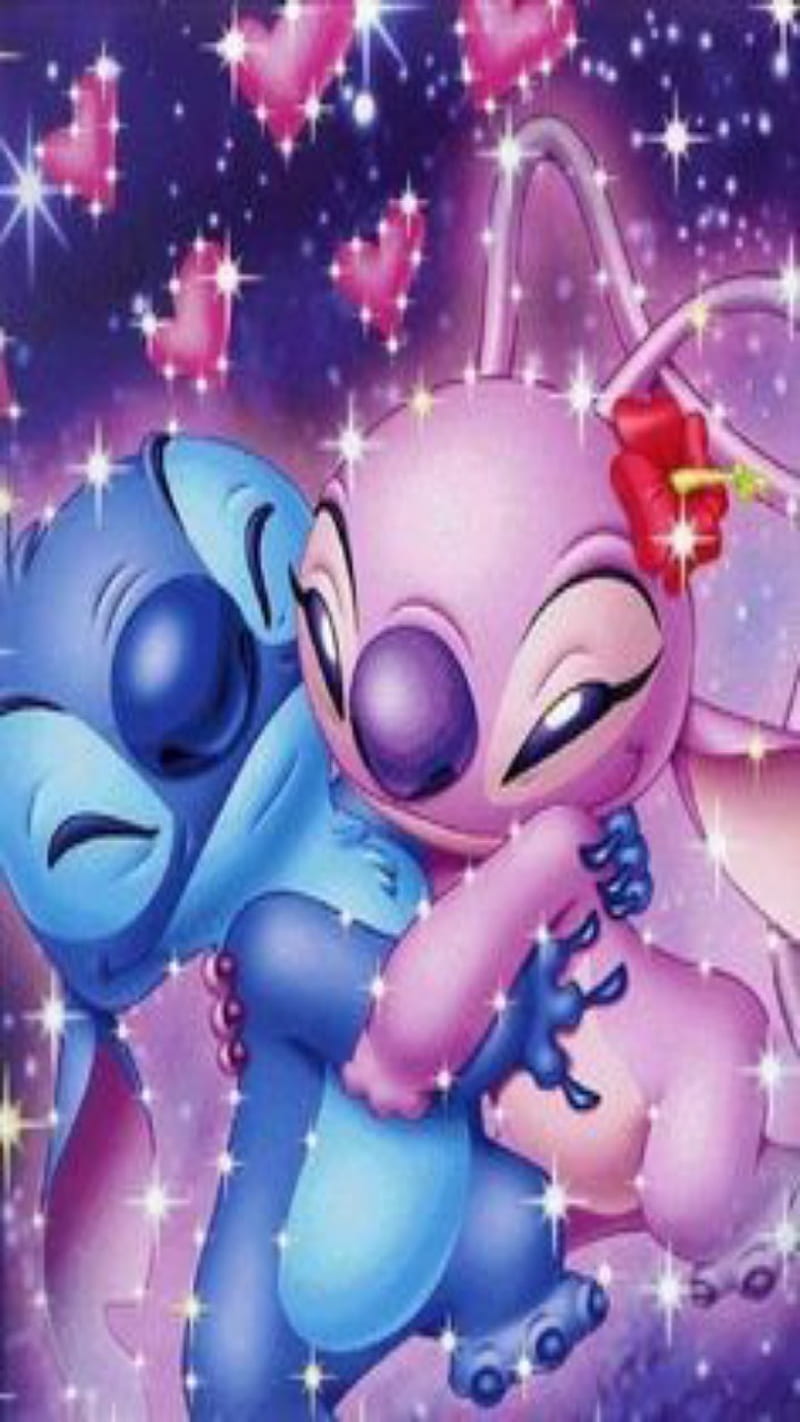 Stitch and angel couple HD wallpapers  Pxfuel