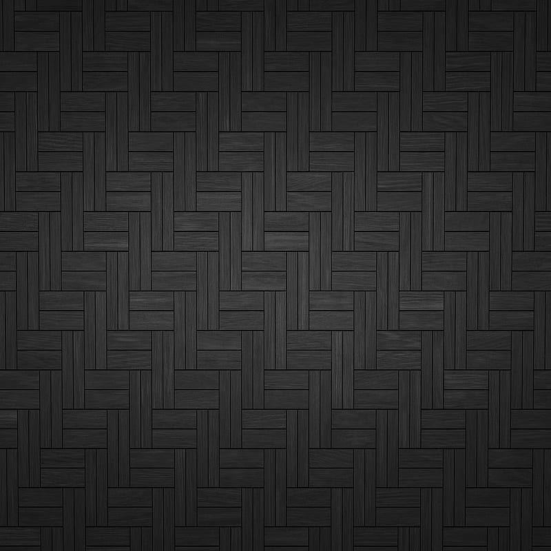 Black Brick, dark, pattern, texture, tile, HD phone wallpaper