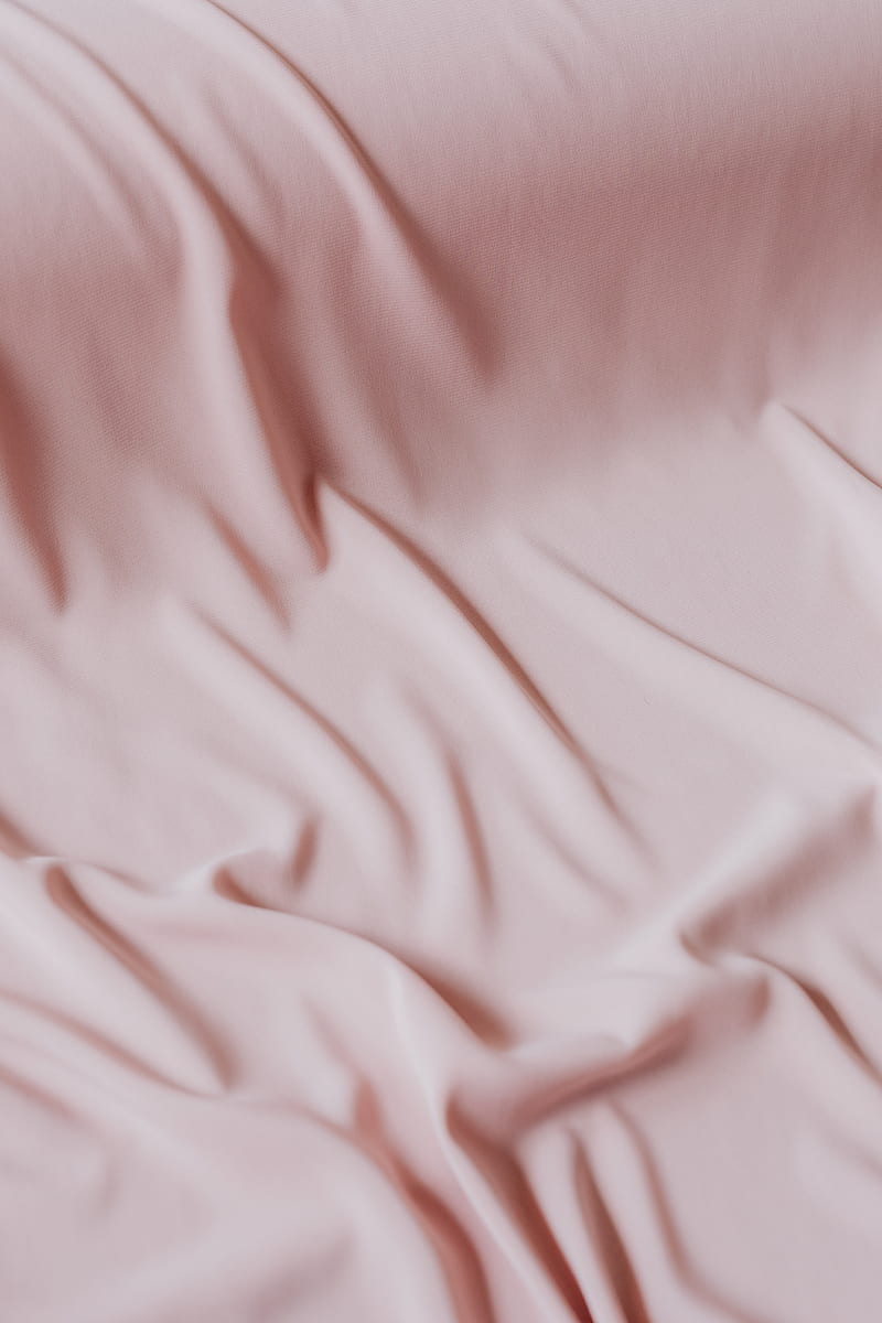 Pink Textile on Brown Wooden Table, HD phone wallpaper