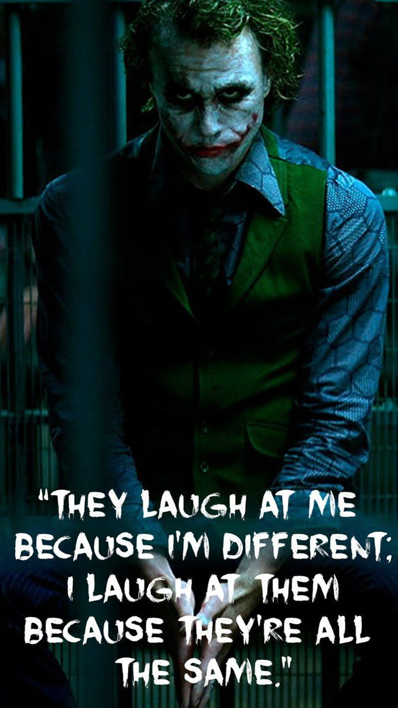 Joker Attitude, joker quote, bad boy, quote, HD phone wallpaper | Peakpx