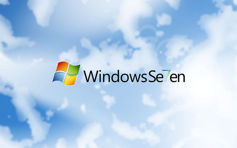89 - Windows 7, 7, microsoft, sky, clouds, windows, se7en, windows 7, seven, blue, HD wallpaper