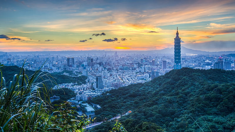 Taipei - Taiwan, Cities, Asia, Taiwan, Taipei, HD wallpaper
