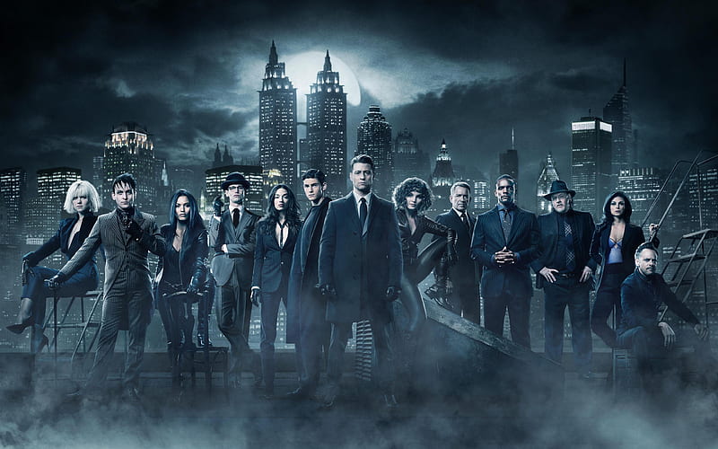 Gotham, Season 4 poster, 2017 movie, drama, TV series, HD wallpaper