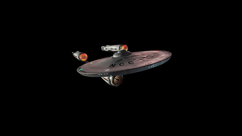 USS Enterprise TOS, kirk, star trek, enterprise, tos, HD wallpaper