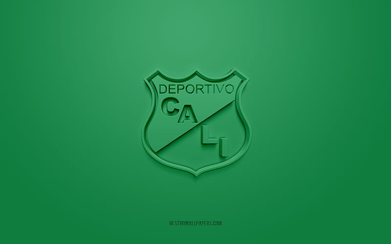 Deportivo cali, logo 3d creativo, verde, emblema 3d, club de futbol  colombiano, Fondo de pantalla HD | Peakpx