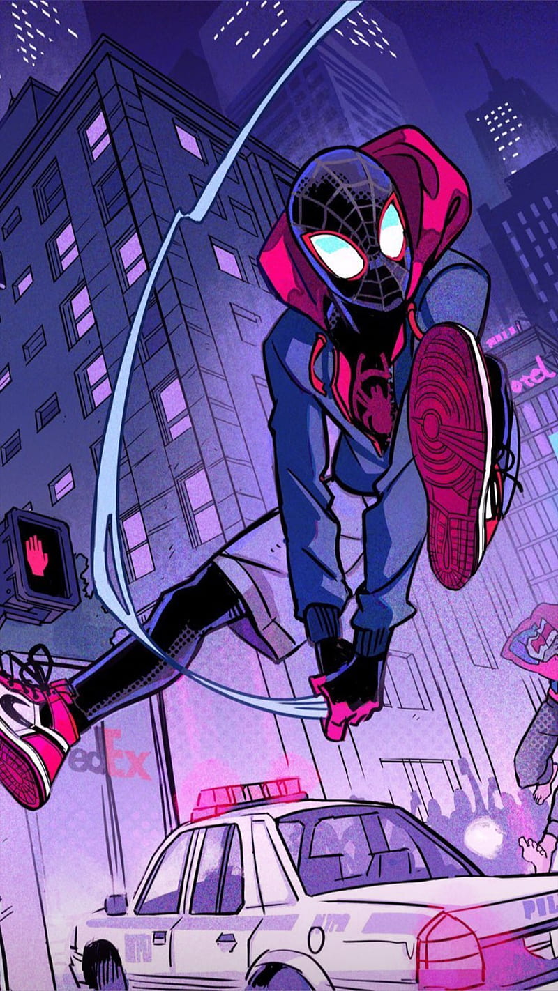 Miles Morales, movie, spyder man, spyderverse, HD phone wallpaper | Peakpx