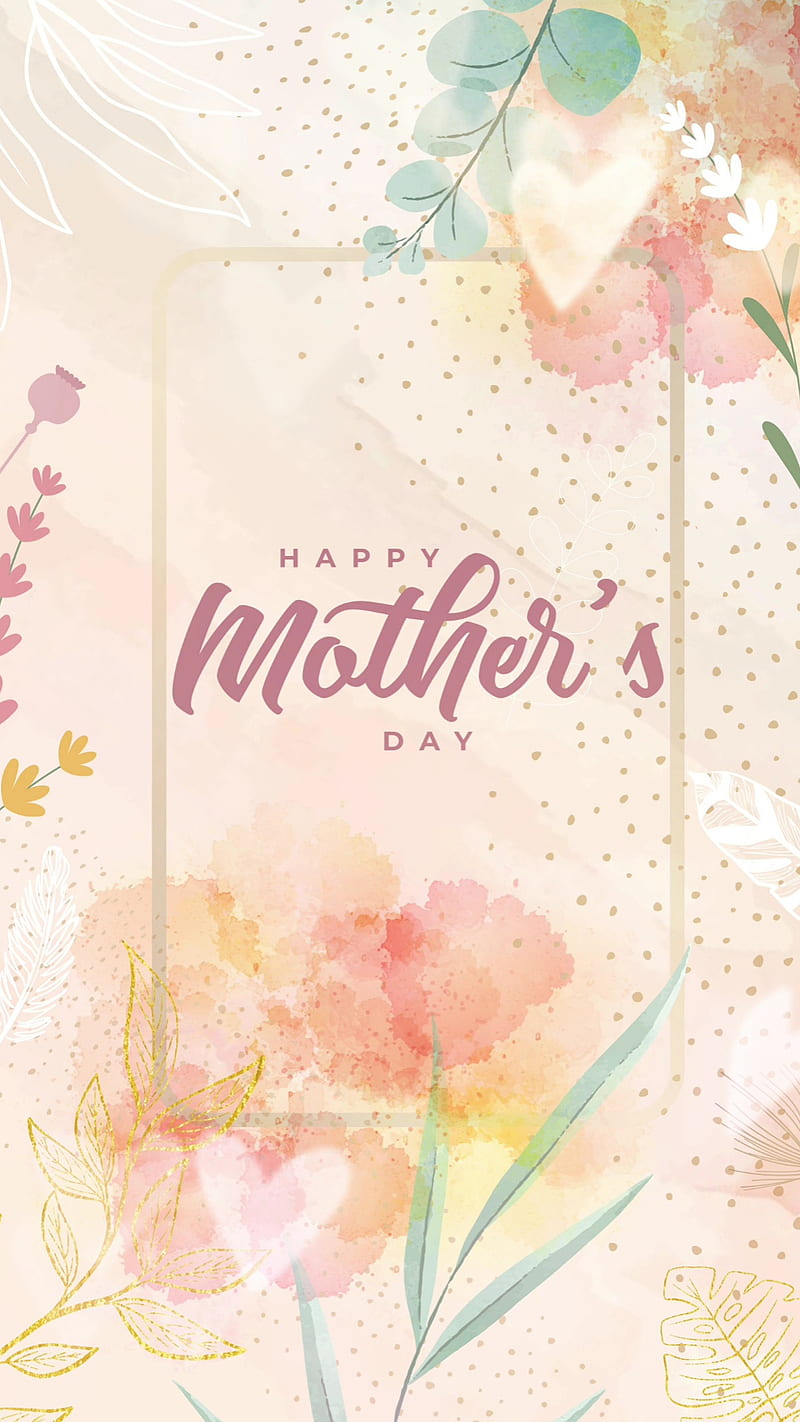 happy mother's day, 9 may, family, love, mommy, mother, mother's day, mum, pastel, woman, HD phone wallpaper