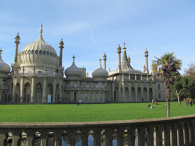 Royal Pavilion Grounds, Gardens, Sussex, Brighton, Pavilions, Royalty, HD wallpaper