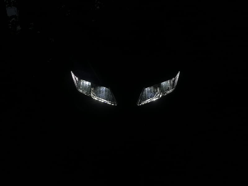 R15 v3, eyes, headlights, motorcycle, HD wallpaper