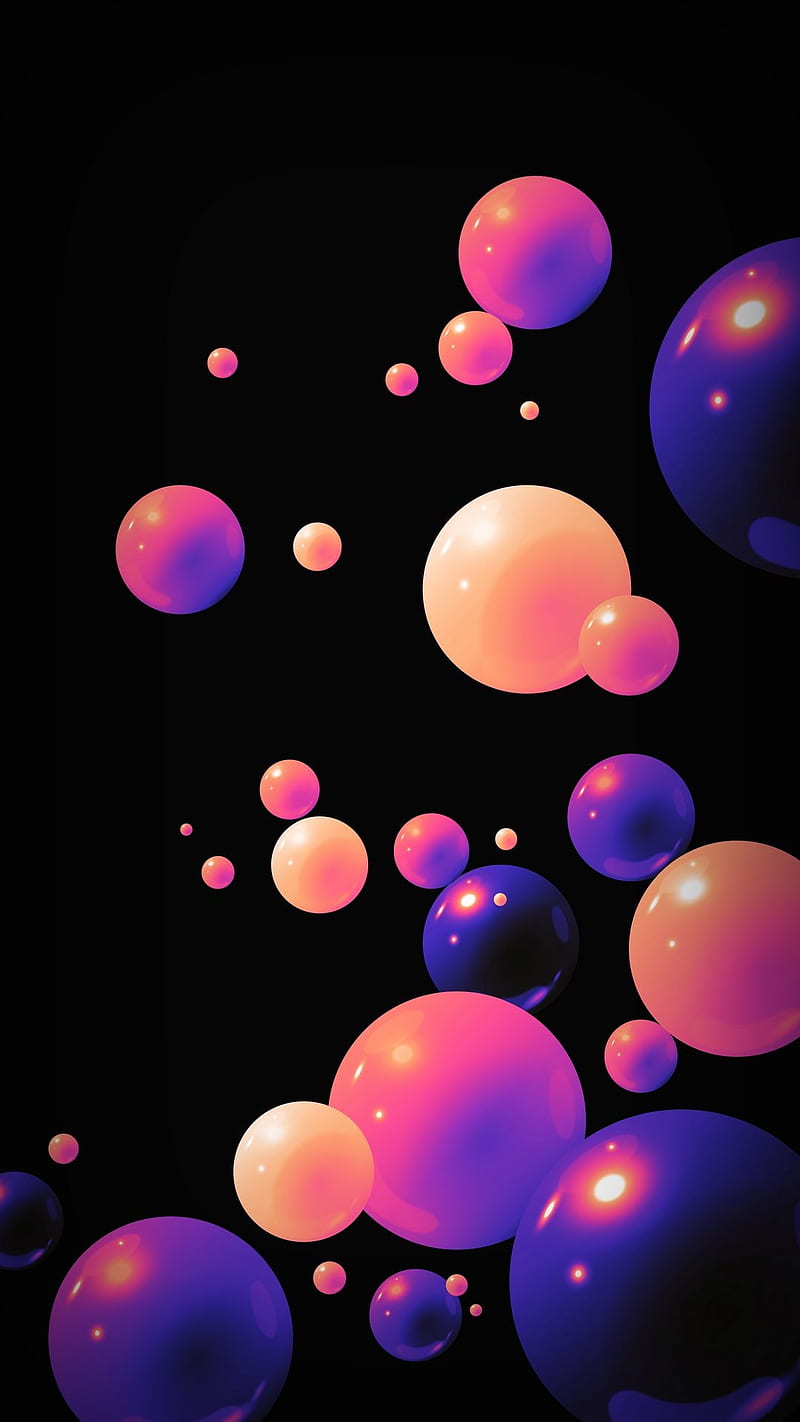Bubbles air , bubble, glitter, HD phone wallpaper