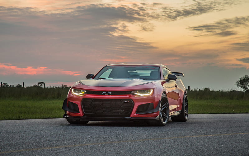 Hennessey Chevrolet Camaro ZL1 HPE850, tuning, 2021 cars, supercars, 2021 Chevrolet Camaro, american cars, Chevrolet, HD wallpaper