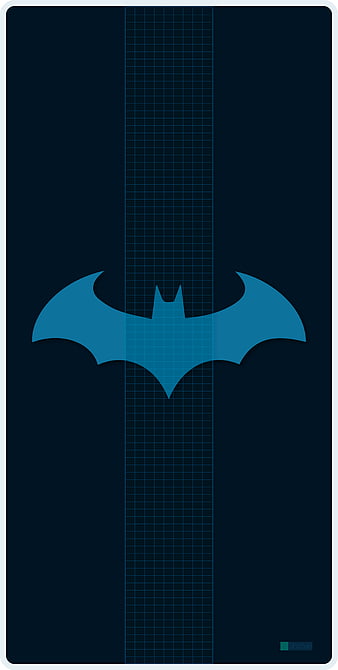 HD batman blue logo wallpapers | Peakpx