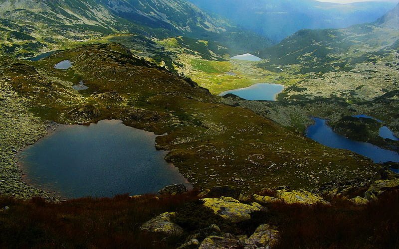 Lakes in Retezat-Romania, mountain, trekking, romania, beauty, lake, HD wallpaper