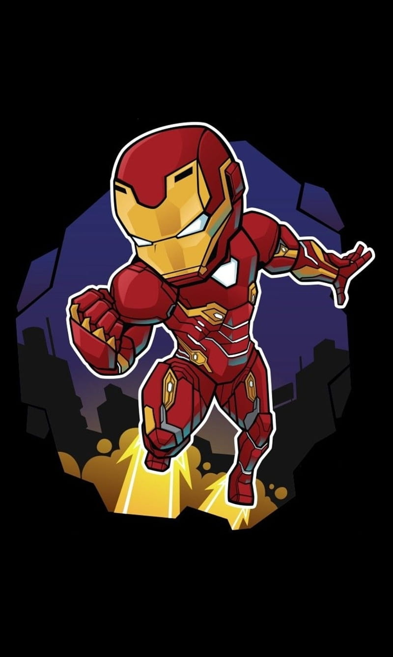 Iron man, avenger, captain america, cartoon, infinity, marvel, thor,  guerra, HD phone wallpaper | Peakpx